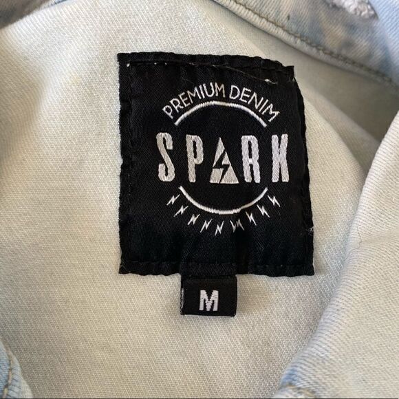 SPARK RIP & REPAIR BENJAMIN JACKET ICE BLUE - Picture 3 of 6